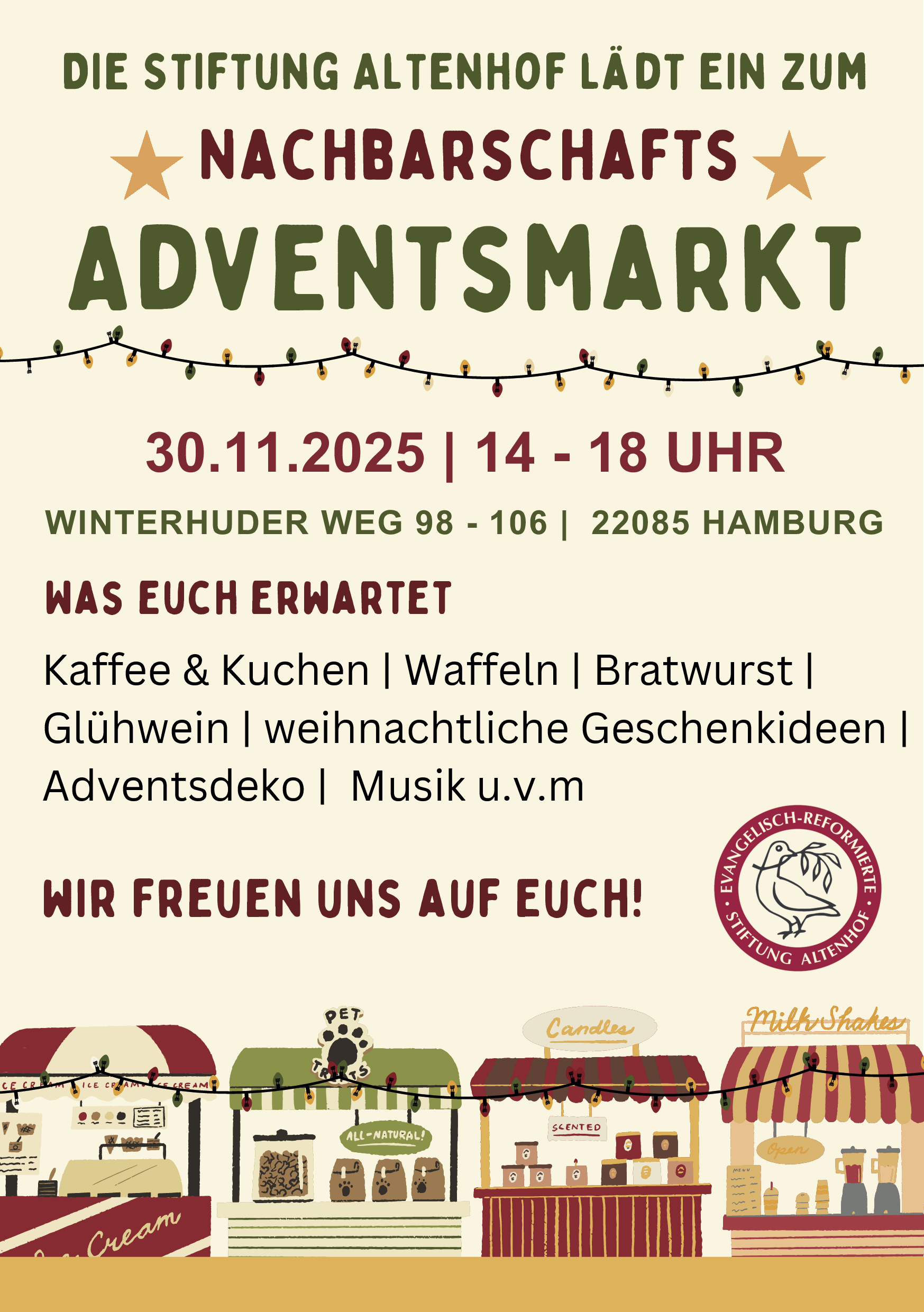 Adventsmarkt am 30.11.2025 14 - 18 Uhr